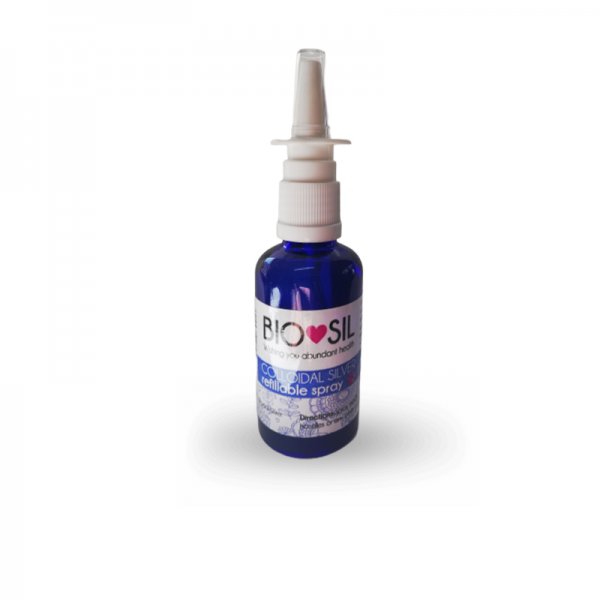 Colloidal Silver Nasal Spray 50ml Wholesome Health Institute